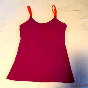 Prana Magenta & Orange Yoga Tank